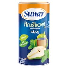Sunar rozpustný nápoj hruškový s meduňkou 200g