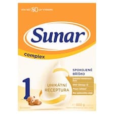 Sunar Complex 1 počáteční kojenecké mléko 600g