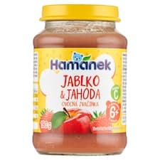 Hamánek Jablko & jahoda ovocná svačinka 190g