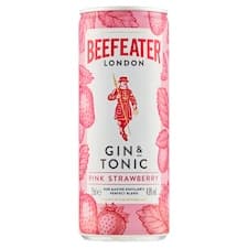Beefeater Pink Strawberry Gin & Tonic 250ml
