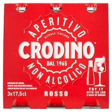 Crodino Rosso Tri Pack Soft Drink 3 x 175ml