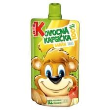 Kubík 100% ovocná kapsička jablko banán 100g
