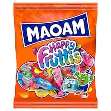 Maoam Happy Fruttis karamely s příchutěmi ovocnými a kolovou 175g