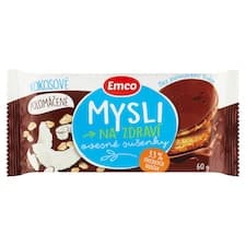 Emco Mysli na Zdraví Ovesné sušenky kokosové polomáčené 60g