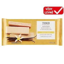Oplatky s náplní s vanilkovou příchutí 180g