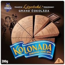 Opavia lázeňské oplatky Kolonáda Trojhránky Grand čokoláda 200g