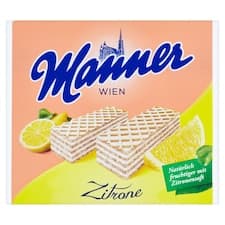 Manner Křupavé oplatky s krémovou citrónovou náplní 75g
