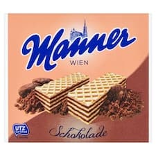 Manner Křupavé oplatky s krémovou čokoládovou náplní 75g
