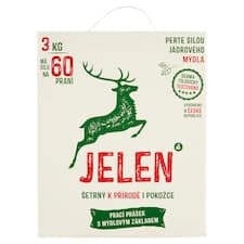 Jelen Prací prášek s mýdlovým základem 60 praní 3kg