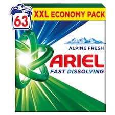 Ariel Alpine Fresh Prací Prášek, 3.465kg, 63 Praní