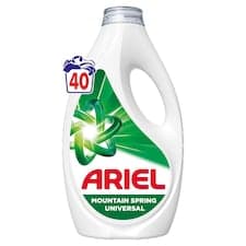 Ariel Tekutý Prací Prostředek Mountain Spring Universal, 1.8l, 40 Praní
