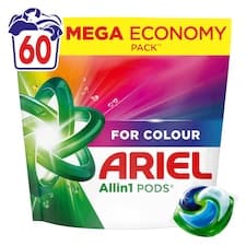 Ariel Allin1 PODS Tekutý Prací Prostředek, Kapsle Na Barevné Prádlo, 60 Praní