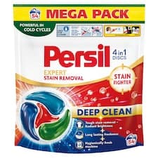 Persil Discs 4in1 Deep Clean Expert Stain Removal prací prostředek 54 praní 54 x 17g (918g)