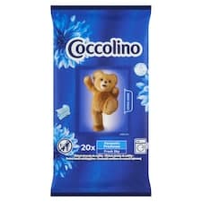 Coccolino vlhčené ubrousky do sušičky 20 ks