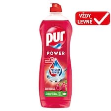 Pur Power Raspberry & Red Currant přípravek na ruční mytí nádobí 750ml