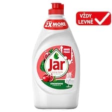 Jar Clean & Fresh Pomegranate &Honeysuckle Tekutý Prostředek Na Mytí Nádobí Pro Zářivou Čistotu450ml