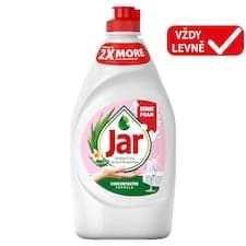 Jar Sensitive Aloe Vera & Pink Jasmine Tekutý Prostředek Na Mytí Nádobí Jemný K Rukám 450 ML