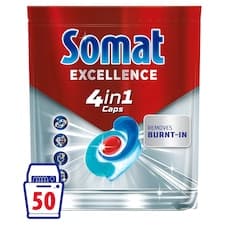 Somat Excellence 4in1 kapsle do automatické myčky na nádobí 50 ks 950g