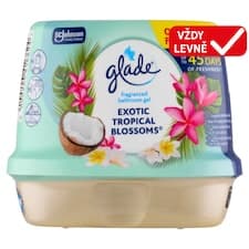 Glade Exotic Tropical Blossoms vonný gel do koupelny 180g