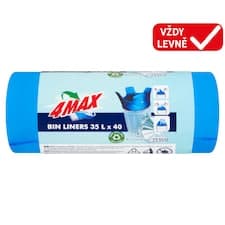 4MAX Odpadkové pytle 35 l 40 ks