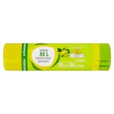 Pytle na odpad zatahovací citrus 35 l 15 ks