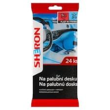 Sheron Vlhčené ubrousky na palubní desku 24 ks