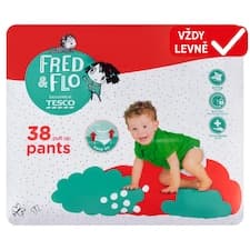 Fred & Flo Plenkové kalhotky 5 Junior 11-18 kg 38 ks
