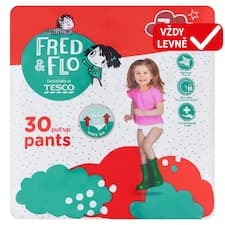 Fred & Flo Plenkové kalhotky 7 XXL +17 kg 30 ks