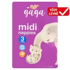 Gaga Pleny 3 Midi 4-9 kg 72 ks