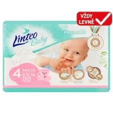 Linteo Baby Premium plenky 4 maxi 8-15kg 50 ks