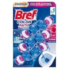 Bref Color Auto Active Flower tuhý WC blok 3 x 50g