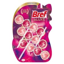 Bref DeLuxe Delicate Magnolia tuhý WC blok 3 x 50g