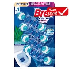 Bref Color Auto Active Eucalyptus tuhý WC blok 4 x 50g