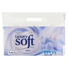 Luxury Soft White toaletní papír 3 vrstvy 8 ks