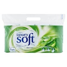 Soft Luxury Aloe Vera toaletní papír 3 vrstvy 8 rolí