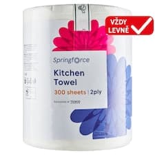 Springforce Kuchyňské utěrky 2 vrstvy 1 role