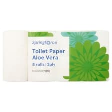 Springforce Toaletní papír s vůní aloe vera 2 vrstvy 8 rolí