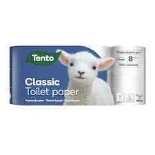 Tento Classic toaletní papír 3 vrstvy 8 rolí