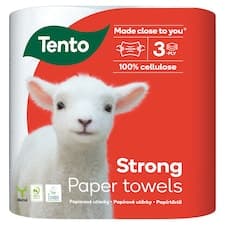 Tento Strong Papírové utěrky 3-vrstvé 2 rolky