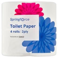 Springforce Toaletní papír 2 vrstvy 4 ks