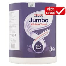 Jumbo kuchyňské utěrky 3 vrstvy 1 role