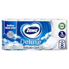 Zewa Deluxe Delicate Care toaletní papír 3 vrstvý 8 rolí