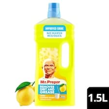 Víceúčelový Čisticí Prostředek Mr Proper Na Podlahy S Lemon Vůní 1.5 l