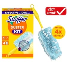 Sada Swiffer Na Čištění Podlahy (1 Násada + 4 Prachovky)