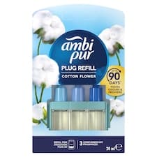 Ambi Pur Elektrický Osvěžovač Vzduchu S Náhradní Náplní Ambi Pur Cotton, 20ml