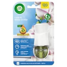 Air Wick Elektrický osvěžovač vzduchu strojek a náplň prádlo a bílá orchidej 19ml