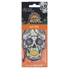 Aroma Car Dia de los Muertos Gold Tattoo osvěžovač vzduchu 1 ks