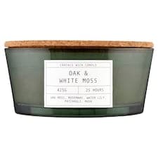 F&F Home Crackle Oak & White Moss vonná svíčka 425g