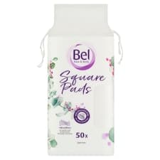 Bel Face & Body Cosmetic odličovací tampony s mikrovláknem čtvercové 50 ks