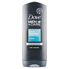 Dove Men+Care Clean Comfort sprchový gel na tělo a obličej 400ml